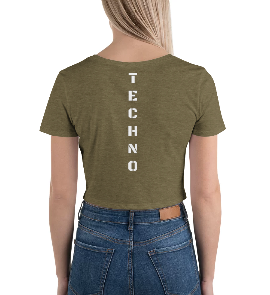 Techno Cropped T-shirt Vertigo