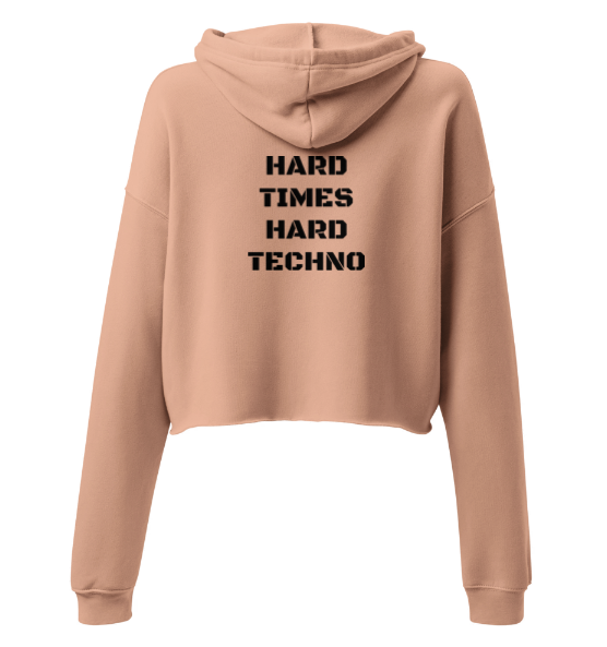 Techno Cropped Hoodie Hard Times
