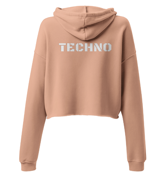 Techno Cropped Hoodie Horizon
