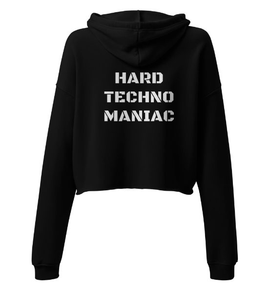 Techno Cropped Hoodie Maniac