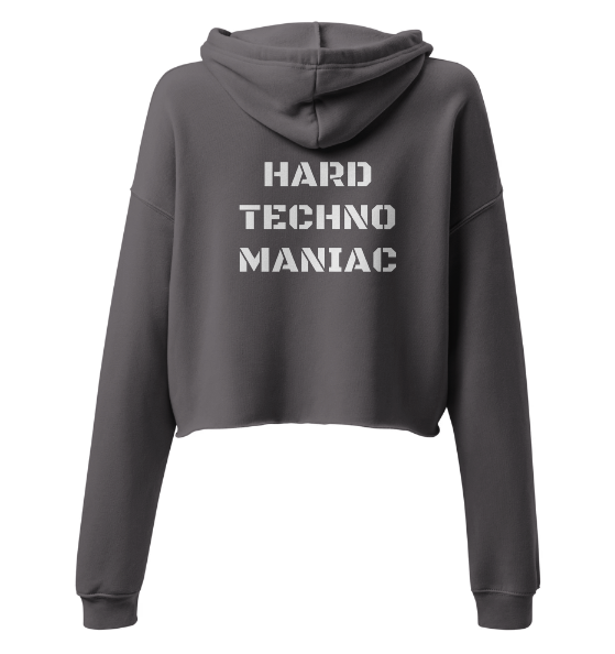 Techno Cropped Hoodie Maniac