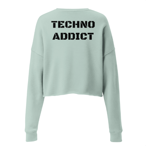 Techno Cropped Sweater Addict