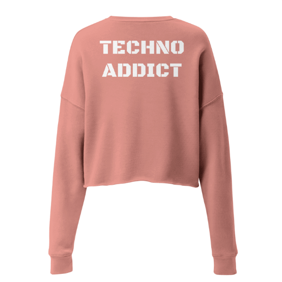 Techno Cropped Sweater Addict