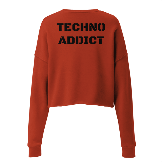 Techno Cropped Sweater Addict