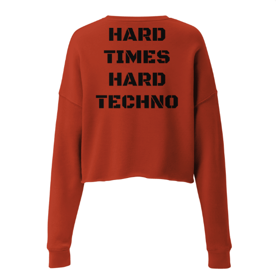 Techno Cropped Sweater Hard Times