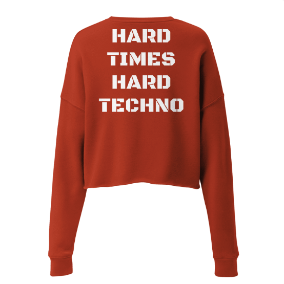 Techno Cropped Sweater Hard Times