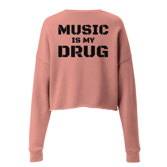 Techno Cropped Sweater Music D