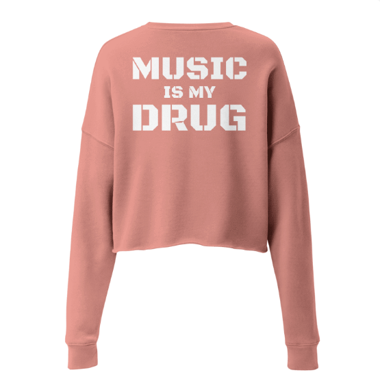 Techno Cropped Sweater Music D