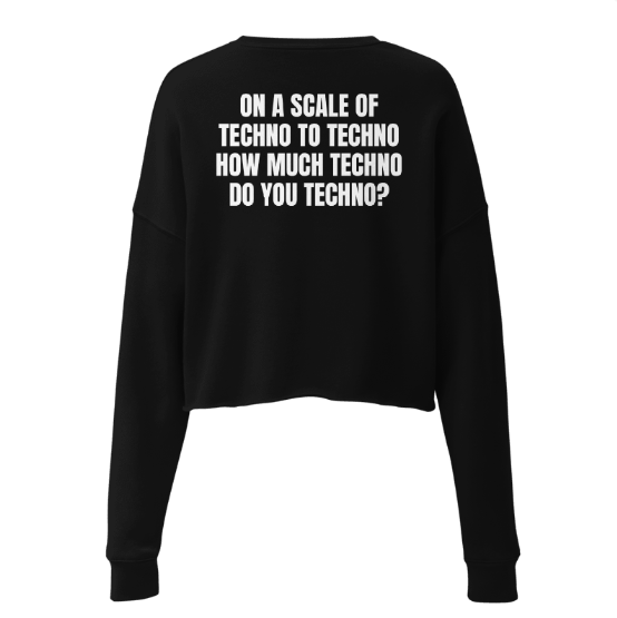 Techno Cropped Sweater Scale