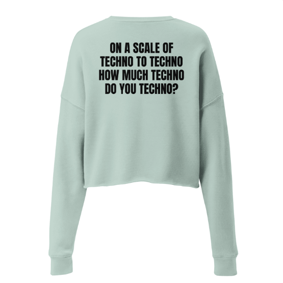 Techno Cropped Sweater Scale