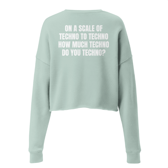 Techno Cropped Sweater Scale