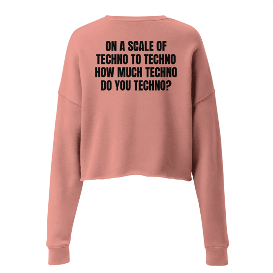 Techno Cropped Sweater Scale