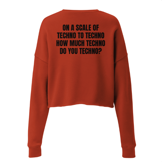 Techno Cropped Sweater Scale