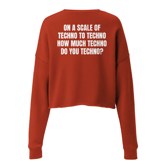 Techno Cropped Sweater Scale