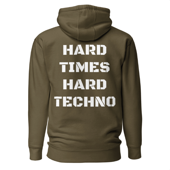 Techno Hoodie Hard Times