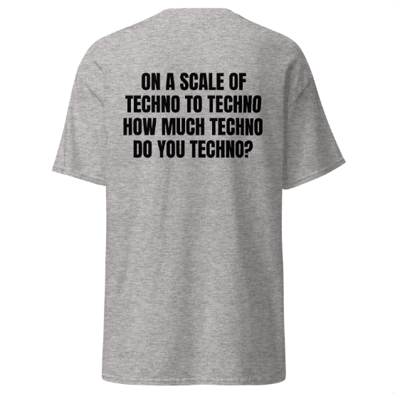 Techno T-shirt Scale