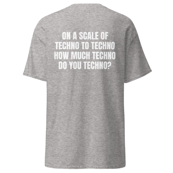 Techno T-shirt Scale