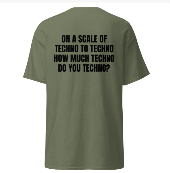 Techno T-shirt Scale