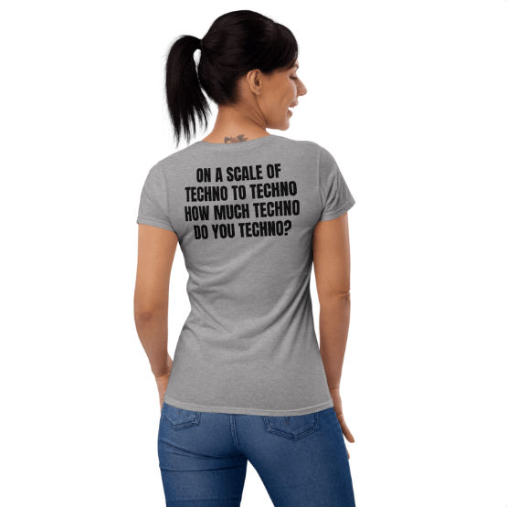 Techno Women's T-shirt Scale