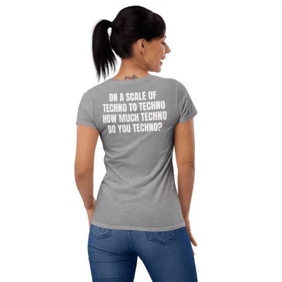 Techno Women's T-shirt Scale