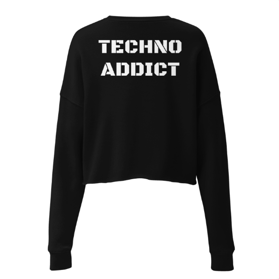 Techno Cropped Sweater Addict