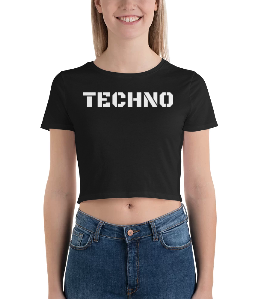 Techno Cropped T-shirt Classic