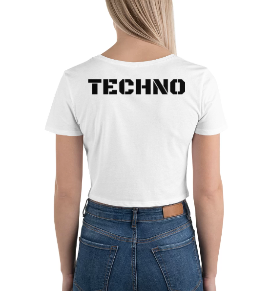 Techno Cropped T-shirt Horizon