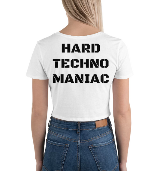 Techno Cropped T-shirt Maniac