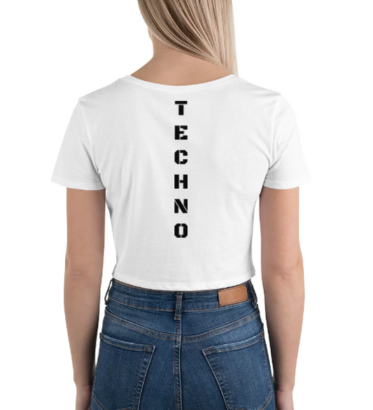 Techno Cropped T-shirt Vertigo