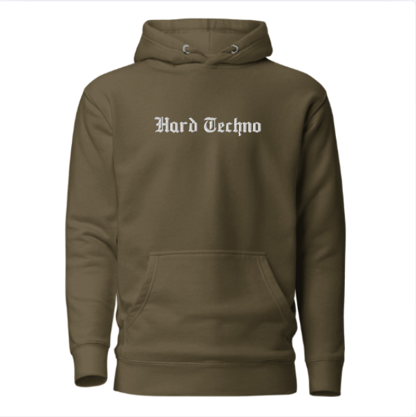 Techno Hoodie "BPM" (Embroidered Front & Side)