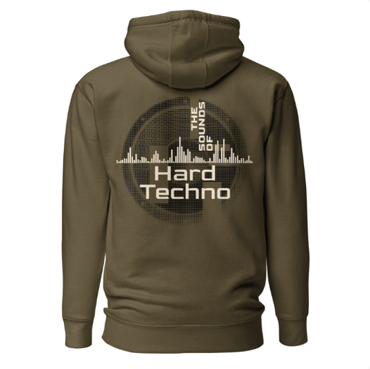 Techno Hoodie Box Dark Black