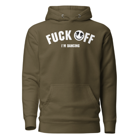 Techno Hoodie Fuck Off