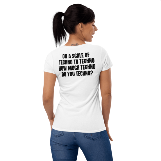 Techno Women's T-shirt Scale