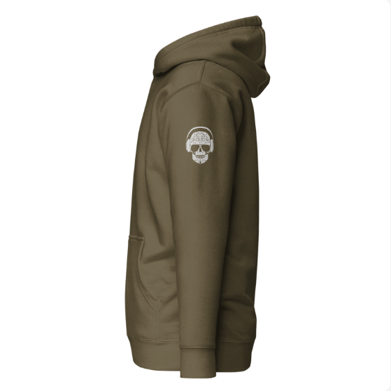 Unforgettable Hoodie "Memoria" (Embroidered Front & Side)