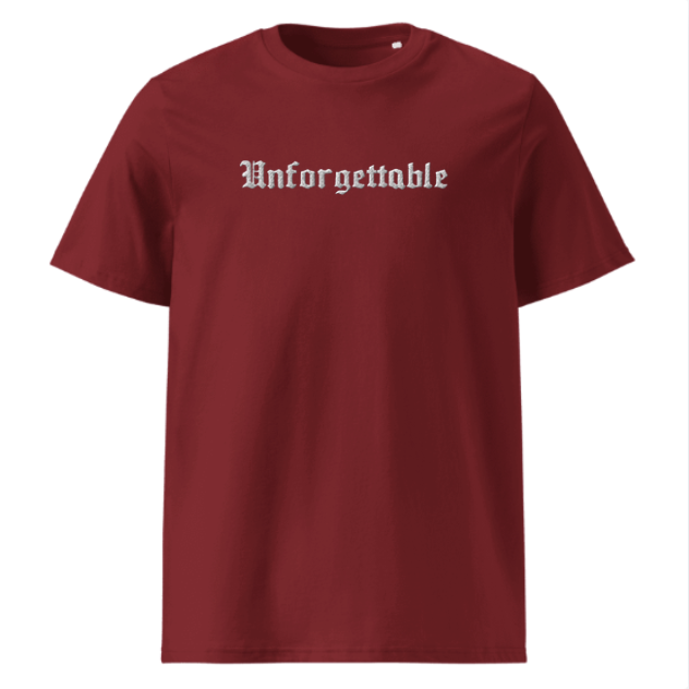 Unforgettable Tee "Memoria" (Embroidered Front & Back)