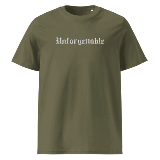 Unforgettable Tee "Memoria" (Embroidered Front & Back)