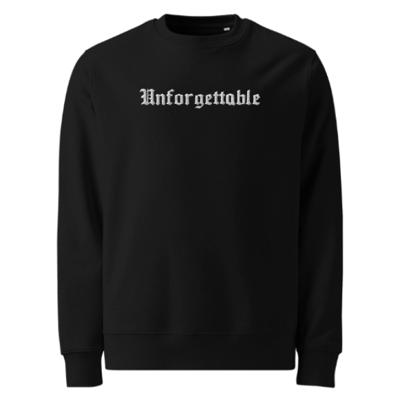 Unforgettable Sweater "Memoria" (Embroidered Front & Back)