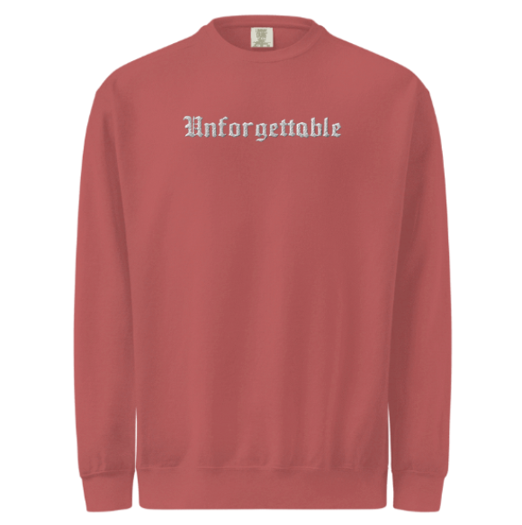 Unforgettable Sweater "Memoria" (Embroidered Front & Back)