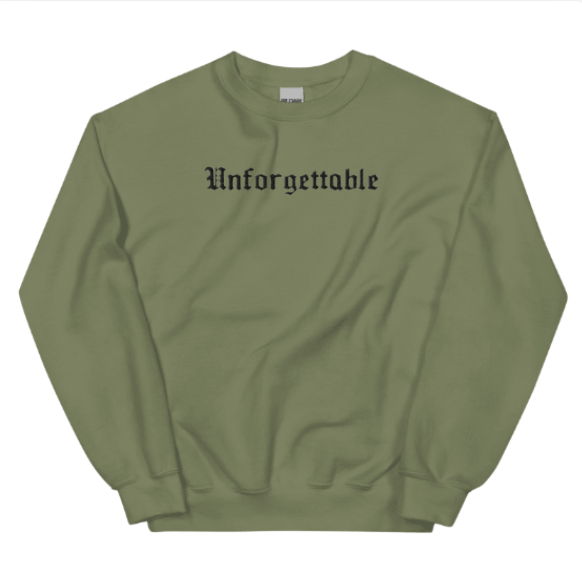 Unforgettable Sweater "Memoria" (Embroidered Front & Back)