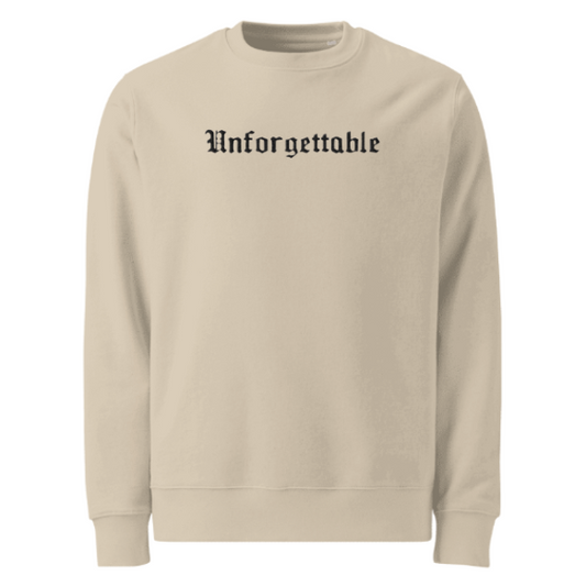 Unforgettable Sweater "Memoria" (Embroidered Front & Back)