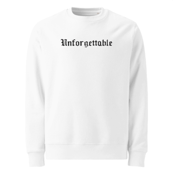 Unforgettable Sweater "Memoria" (Embroidered Front & Back)