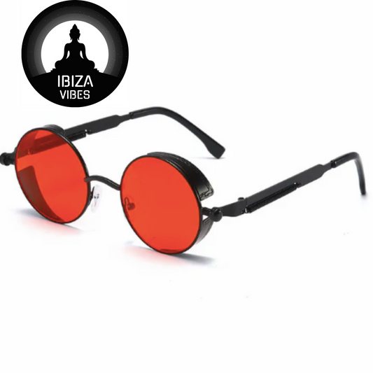 Ibiza Eyewear Round black & red Festival Hippie